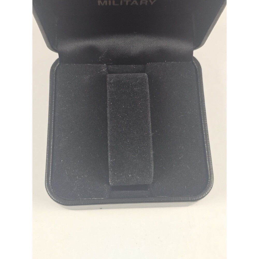 Swiss Military Watch Box Empty Faux Leather Exterior Black Felt Interior - Picture 11 of 11